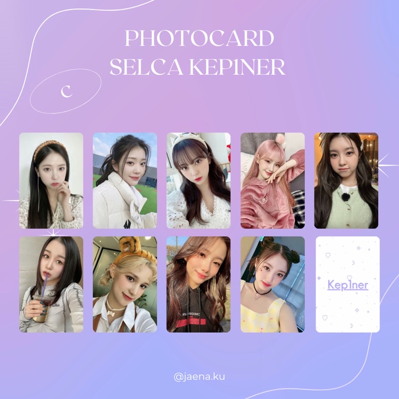 [KEP1ER] PHOTOCARD SELCA #2 KEP1ER ‼️BACA DESKRIPSI‼️