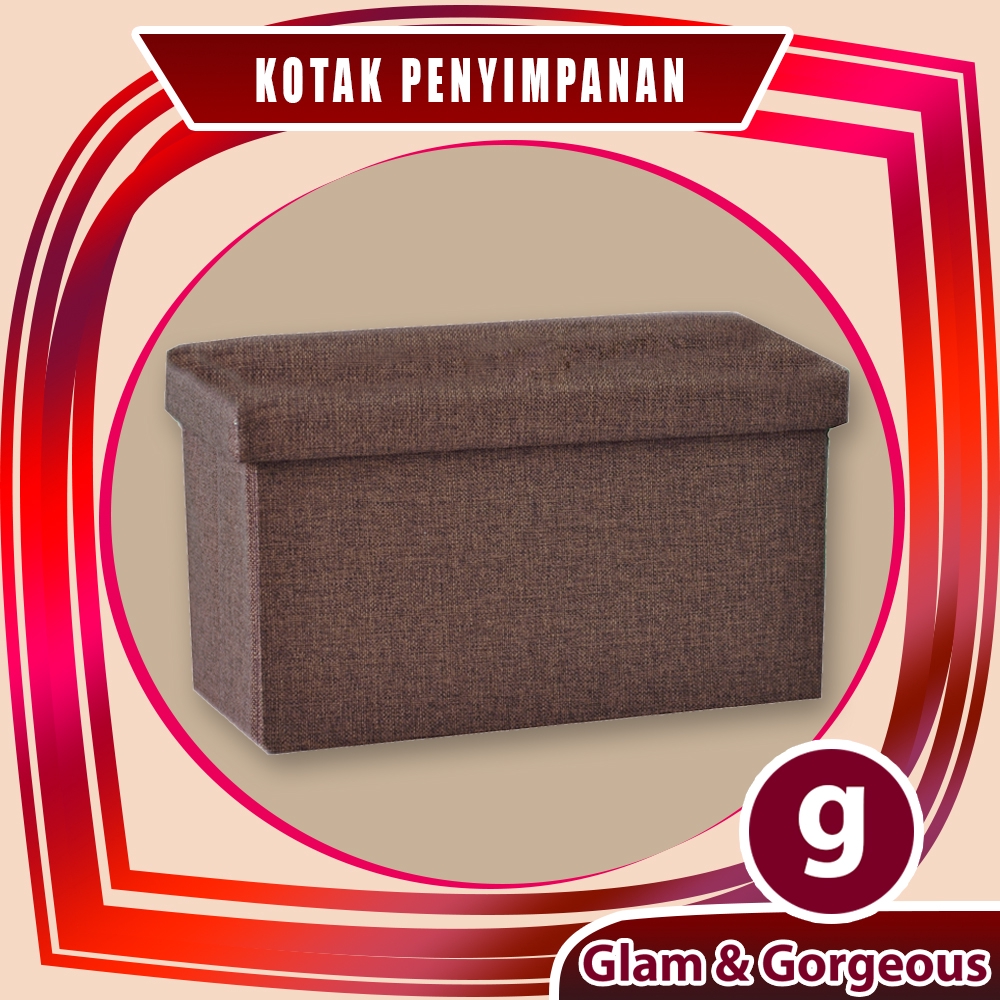 Box penyimpanan Serbaguna Kursi  Stool Tempat Mainan Sepatu 