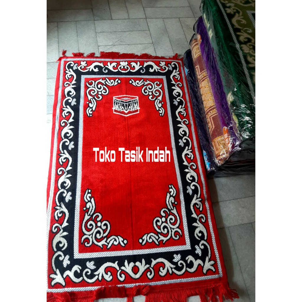 Sajadah Busa Turki Tebal Empuk ada Resleting Nurtex 70x110cm