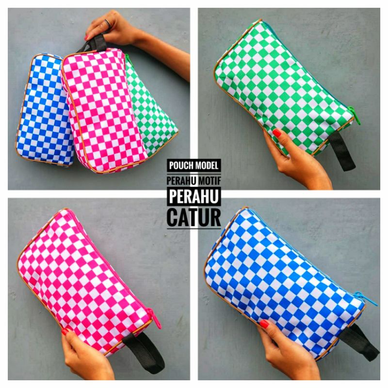 POUCH KOSMETIK MODEL PERAHU