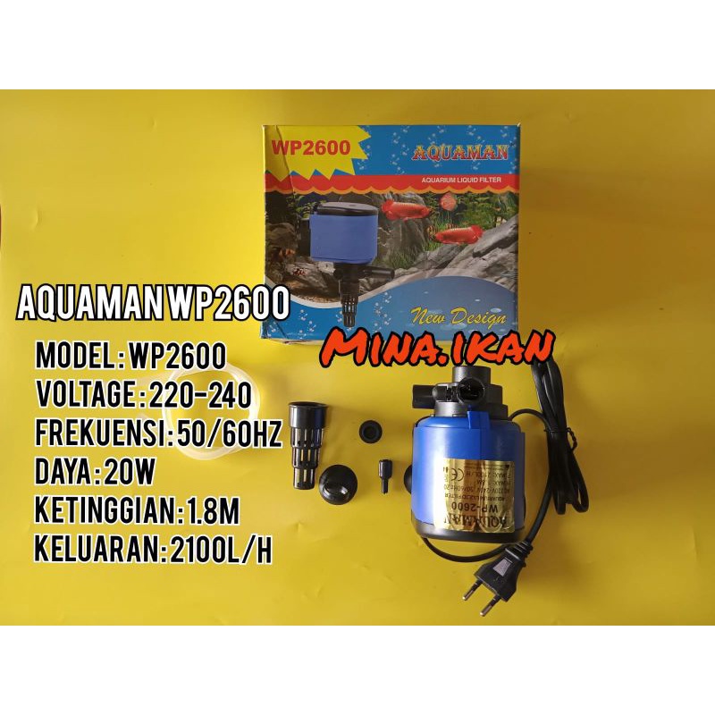 Aquaman WP 2600 Pompa Air Celup Water Pump