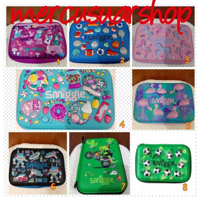 

SMIGGLE HARD TOP PENCIL CASE ORGANIZER / KOTAK PENSIL SMIGGLE
