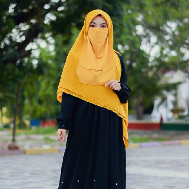KHIMAR INSTAN SET CADAR