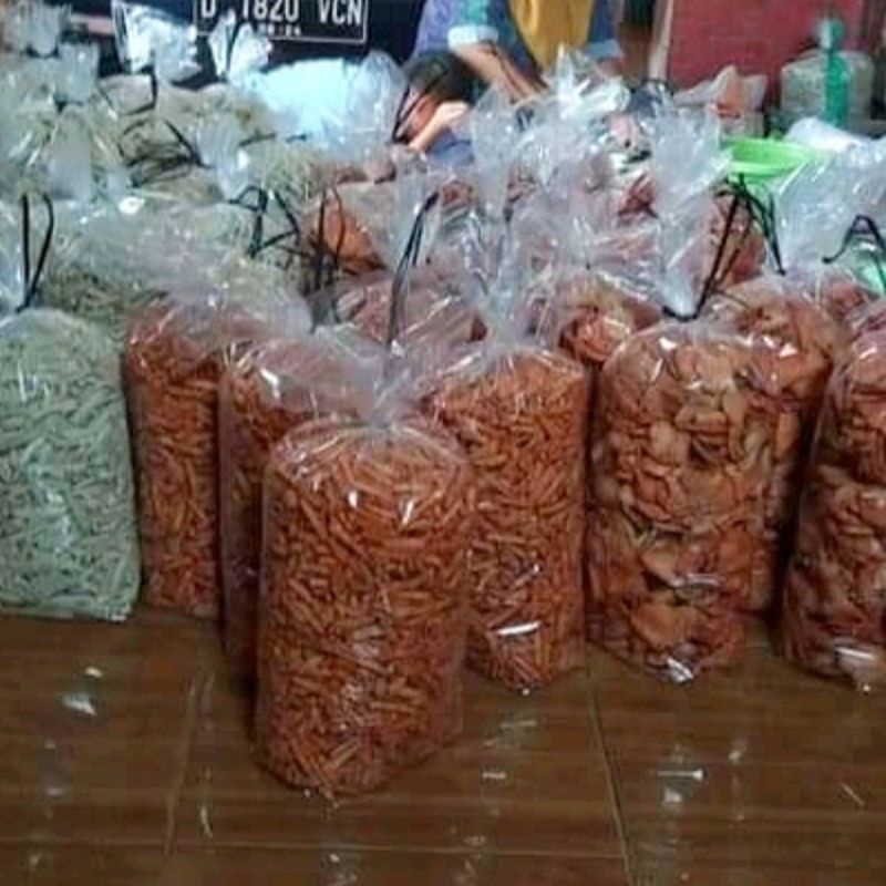 cemilan basreng kiloan baso goreng stik original renyah asin gurih 1kg-2