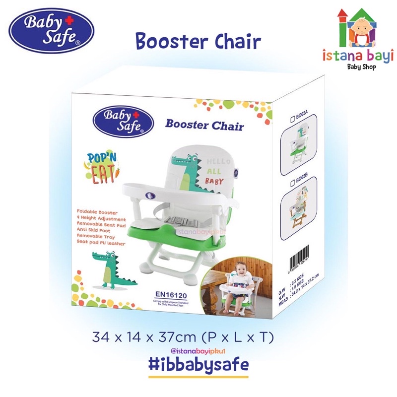 Baby safe Pop N Eat Booster Seat/Kursi makan anak