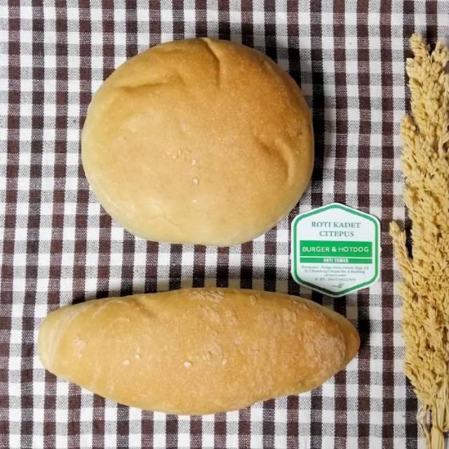 Roti Bun Burger &amp; hotdog ASLI BANDUNG diameter 10 cm dan 8 CM