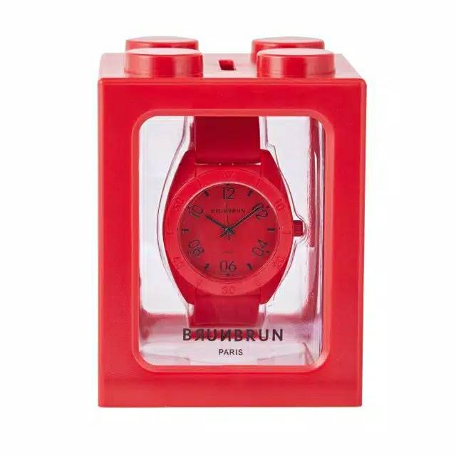 Brunbrun Paris Hugo - Jam Tangan Merah