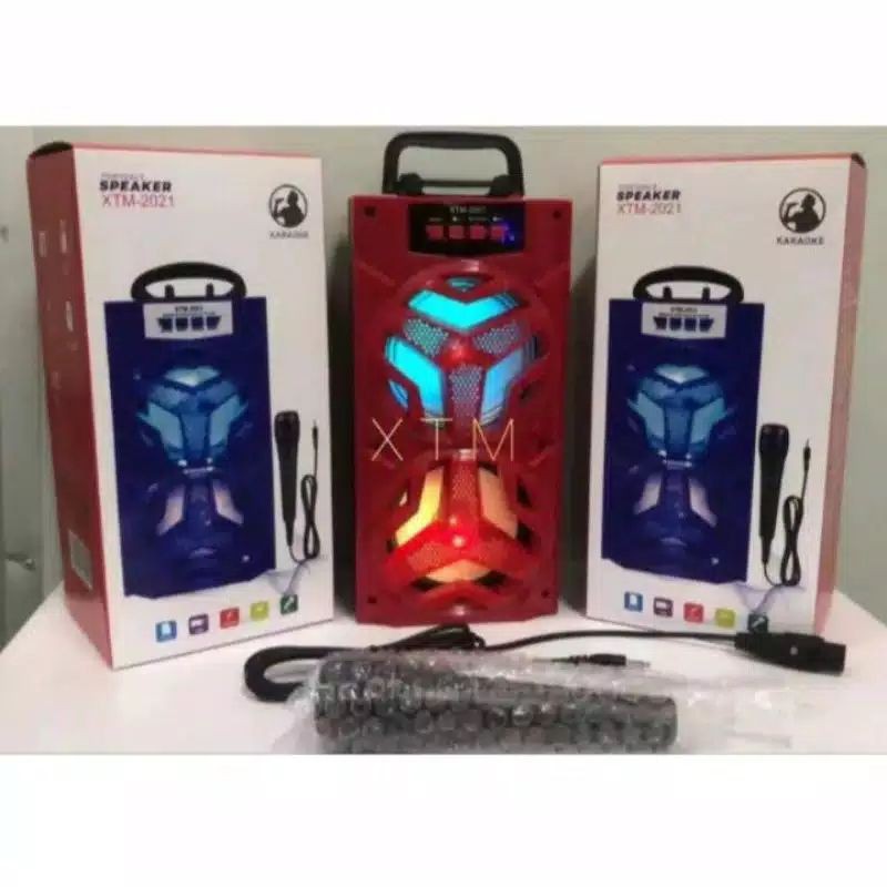 Speaker Bluetooth XTM- 2021 Free Mic//Speaker karaoke