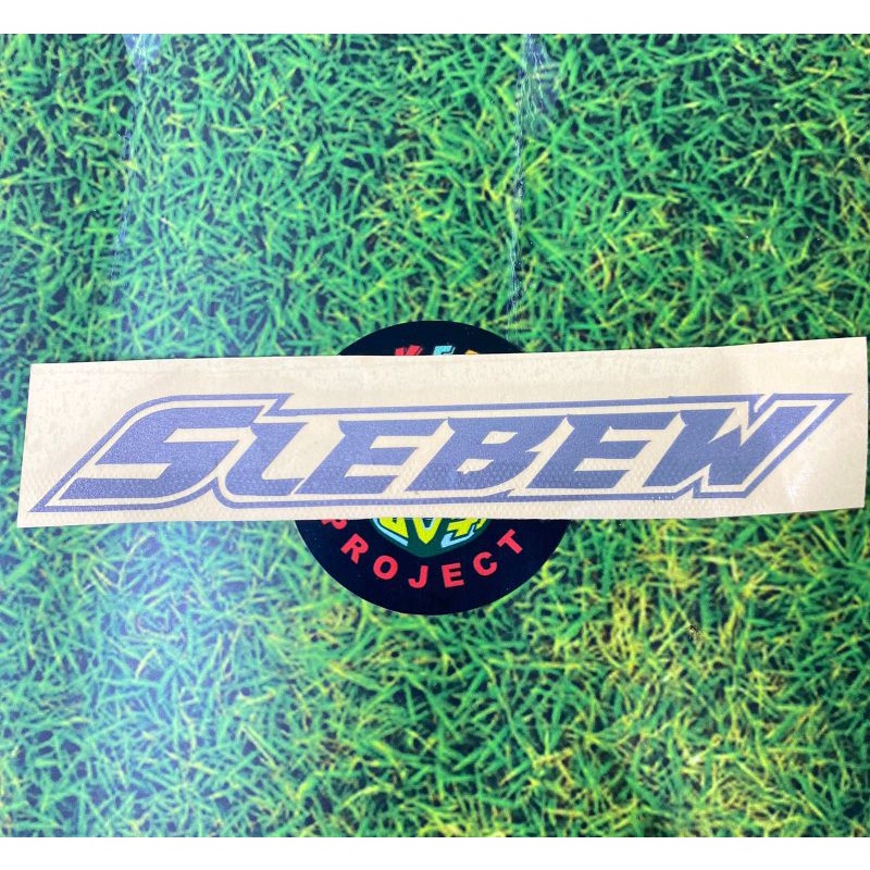 Sticker slebew Sticker Cutting viral motor helm matic bahan reflektive 1pcs acc stiker anti air SLEBEWW