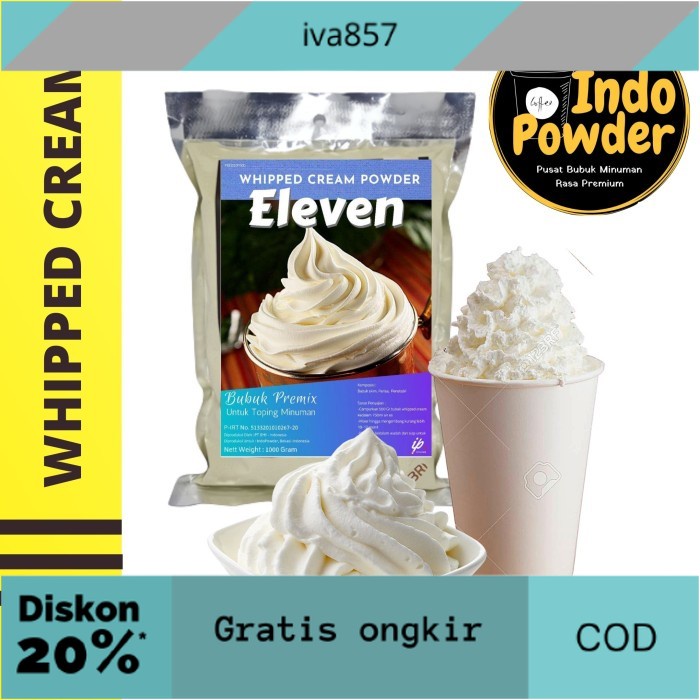 

PROMO WHIPPED CREAM 1Kg - WHIPED CREAM 1Kg - WHIPPED CREAM GRATIS ONGKIR
