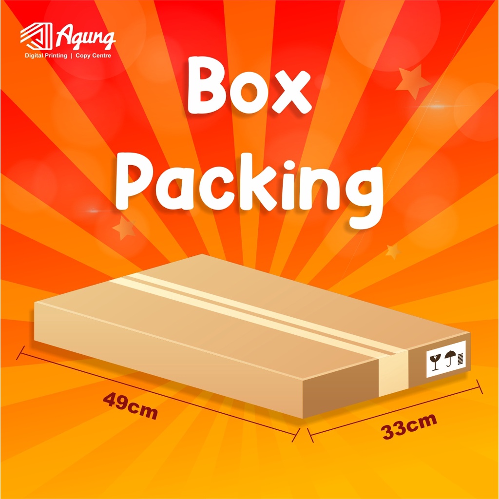 

BOX/KARDUS PACKAGING (EKSTRA PACKING SUPAYA LEBIH AMAN)