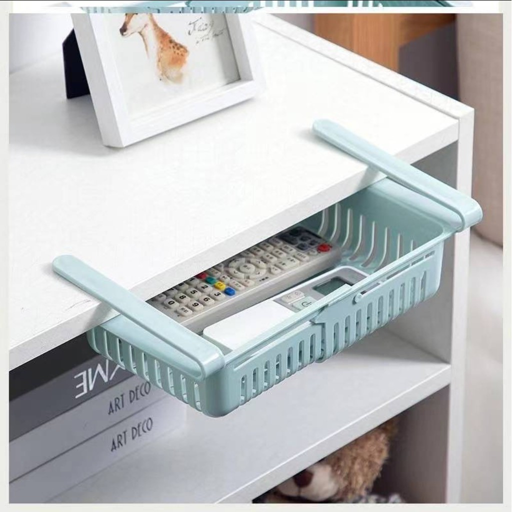 Rak Kulkas Jepit Serbaguna Multifungsi Organizer Storage Box Sliding Rack