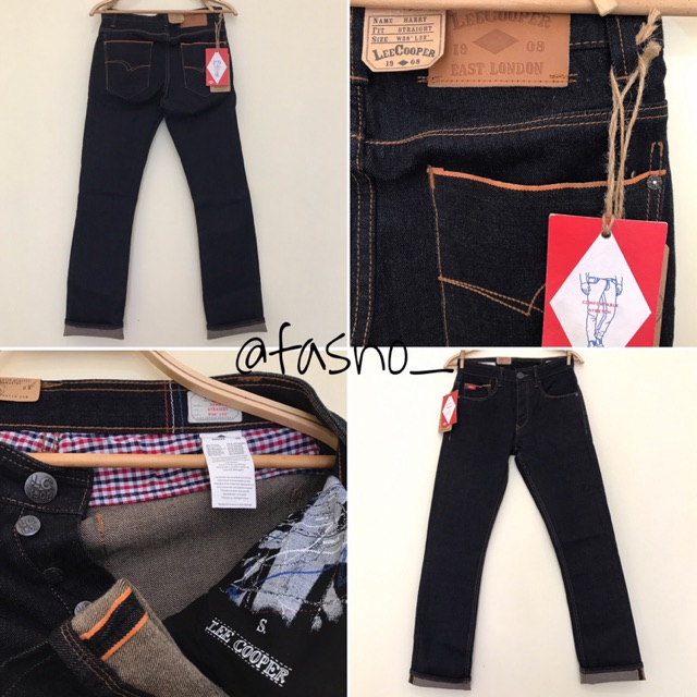 lee cooper selvedge