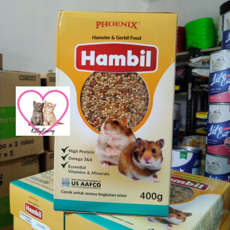 Makanan Hamster dan Gerbil HAMBIL 400gr