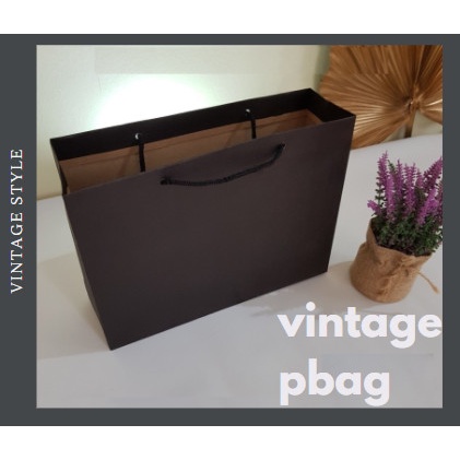 

PROMO Paper Bag Craft Hitam Black Elegan Bungkus Kemasan Besar XL