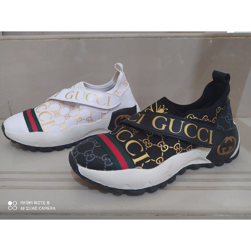 sepatu fashion gucci slip on