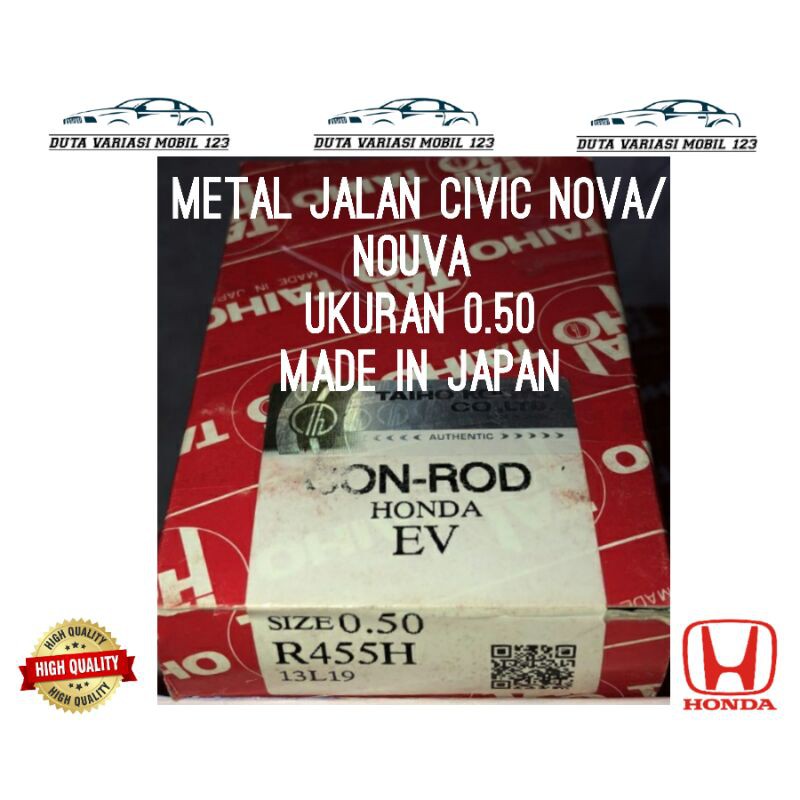 Metal Jalan Civic Nova/Nouva Ukuran 0.50