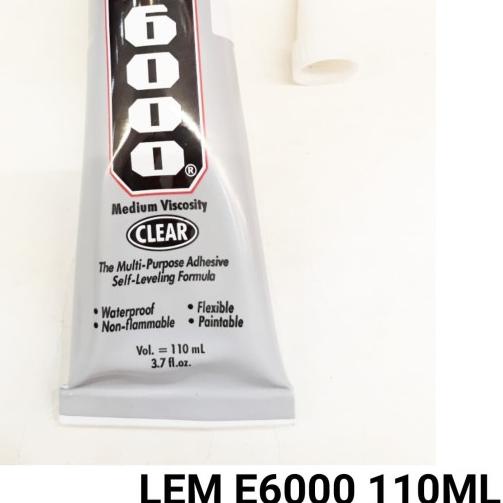 

LEM KRAFT E6000 110ML SUPER GLUE KUAT BAHAN KERAJINAN TANGAN NAIL QZ2