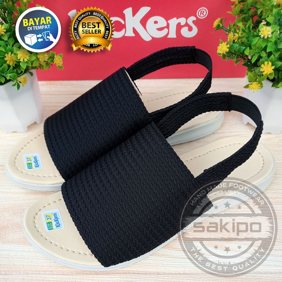 PROMO 8.8 RAMADHAN SALE SANDAL SLOP RAJUT LED WANITA DEWASA  / SANDAL TALI RAJUT KICKERS TRENDI TERBARU / SAKIPO