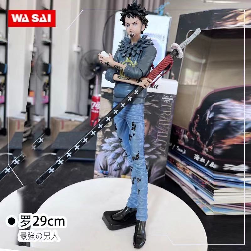 Mainan Action Figure One Piece Grandista DXF Wa no kuni vol.14 Trafalgar Law Kepala Ganda Bahan Pvc