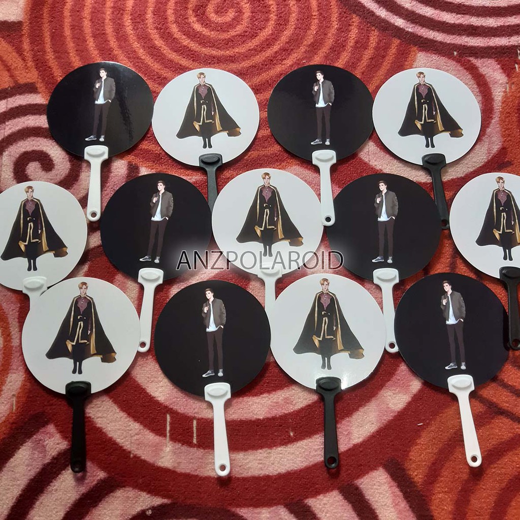 KIPAS TANGAN HANDFAN CUSTOM SOUVENIR KADO UNIK - 2 SISI