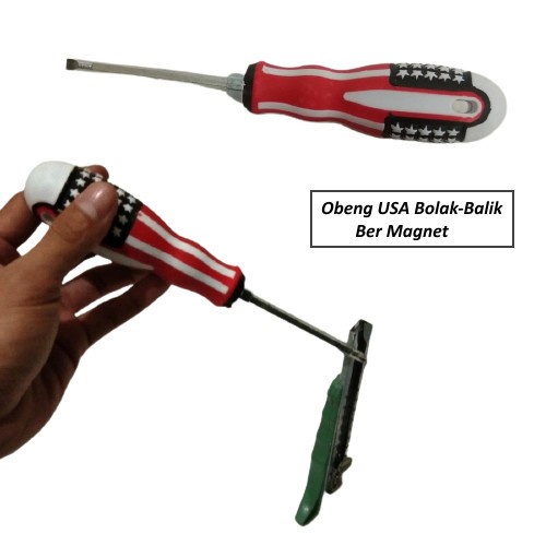 OBENG AMERIKA BOLAK BALIK PLUS MINUS MAGNET 2WAY OBENG MAGNET-1