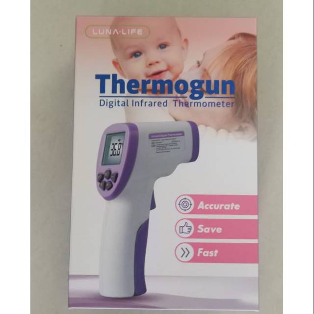Luna life thermogun digital infrared thermometer