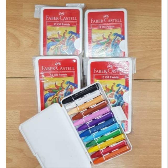 

Oil Pastel / Krayon Faber Castell 12 Warna