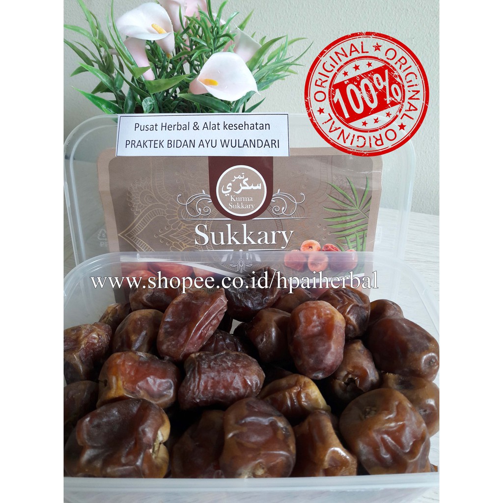 

Kurma Sukari Premium 500 gr / Sukkari / Kurma Raja EXPIRED 2023