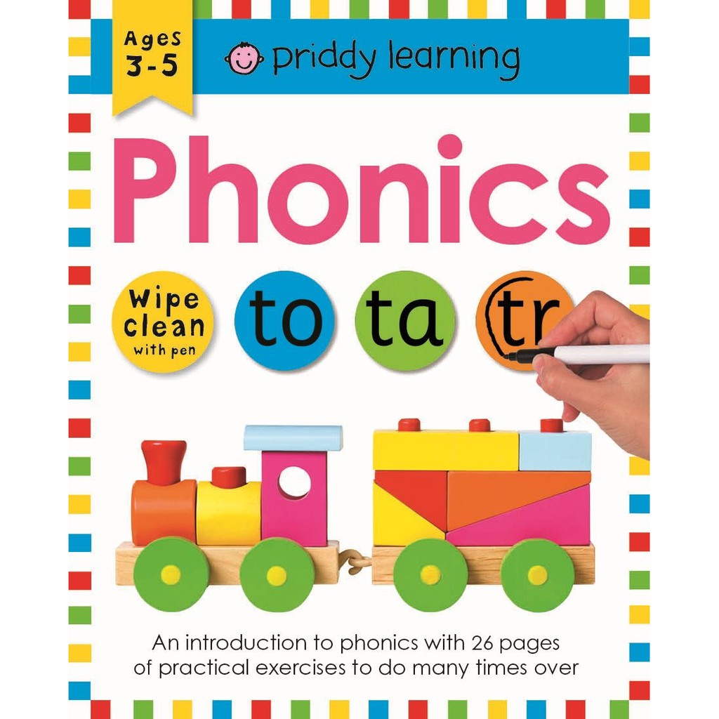 Wipe Clean Workbooks Phonics by Roger Priddy