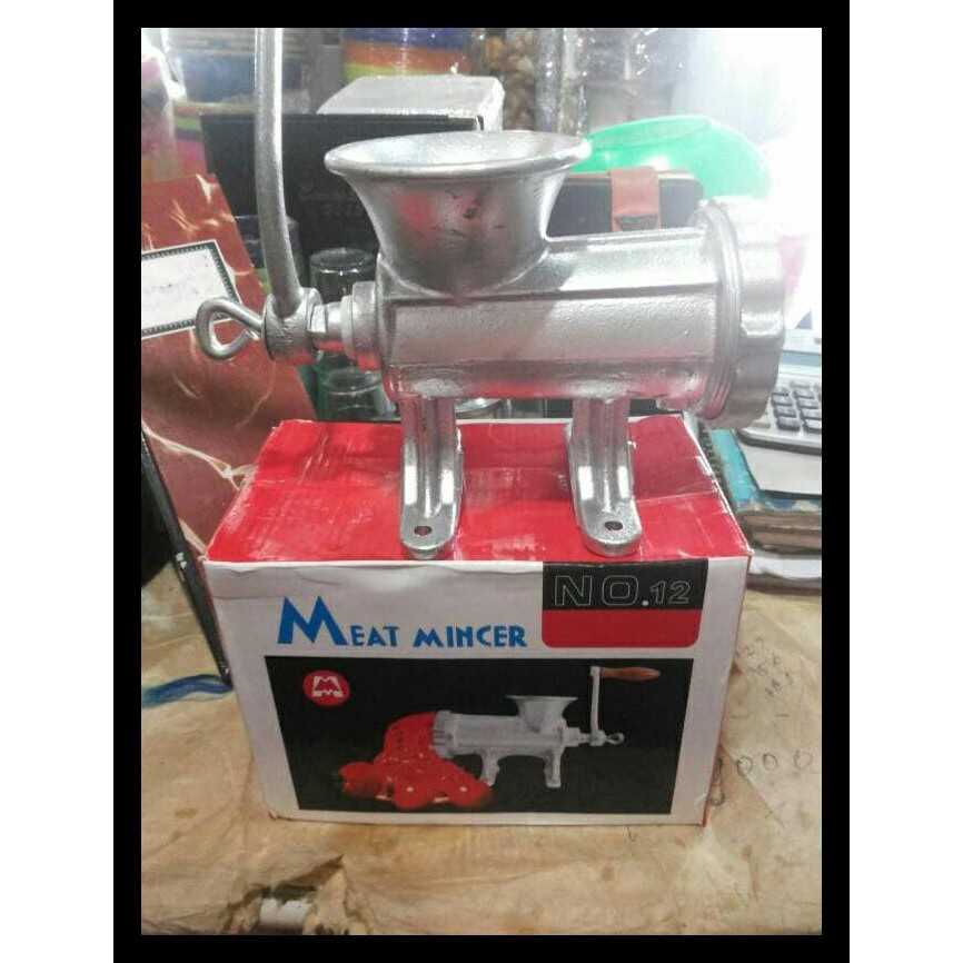 

Ready Stock Gilingan Daging Kacang Ikan / Meat Fish Mincer No 12 Tebal Berkualitas Hot List