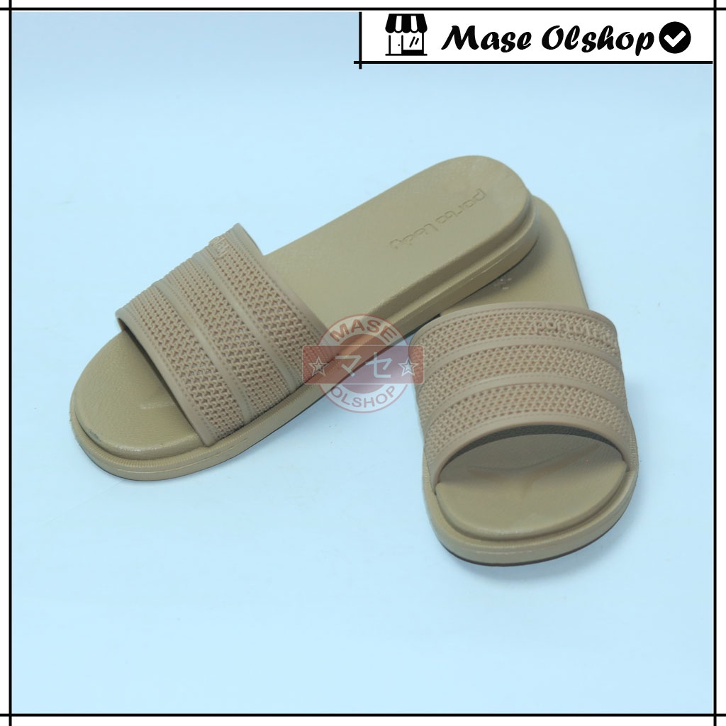 Sandal Slop Wanita Flat Porto Lady ELA