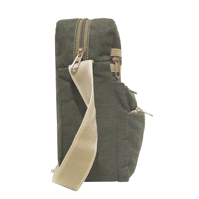 Tas Slempang Kanvas Pria Wanita Slingbag Vintage