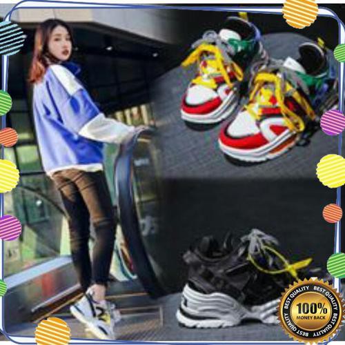 Sneakers Tali Sepatu Sneakers Import Harajuku Ulzzang Abo Sepatu Korea Style Running Wanita Tali