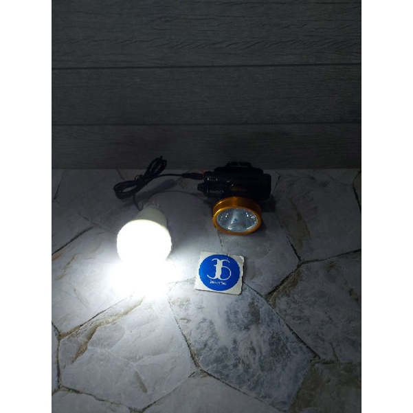 Senter Kepala Led Cahaya Kuning Dan Putih 8W Dimmer Sunpro SL 8802