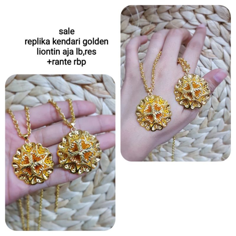 kalung replika mas model kendari kualitas golden,awet ,tahan lama,dan mewah