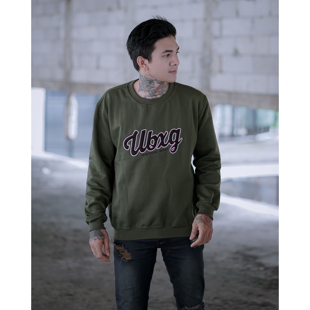 VINTAGE SOUL SWEATER UNBOXING ARMY //SWEATSHIRT CRAWNECK BORDIR ORIGINAL