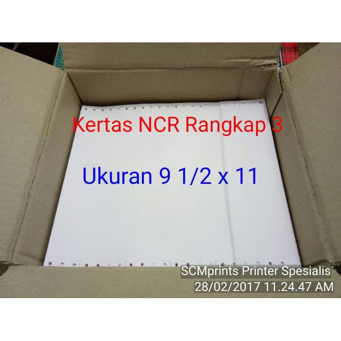 

Kertas / Kertas Invoice Ncr Single Ply / Countinius Form Ncr Paper 1 Lembar - Full 9.5 X 11