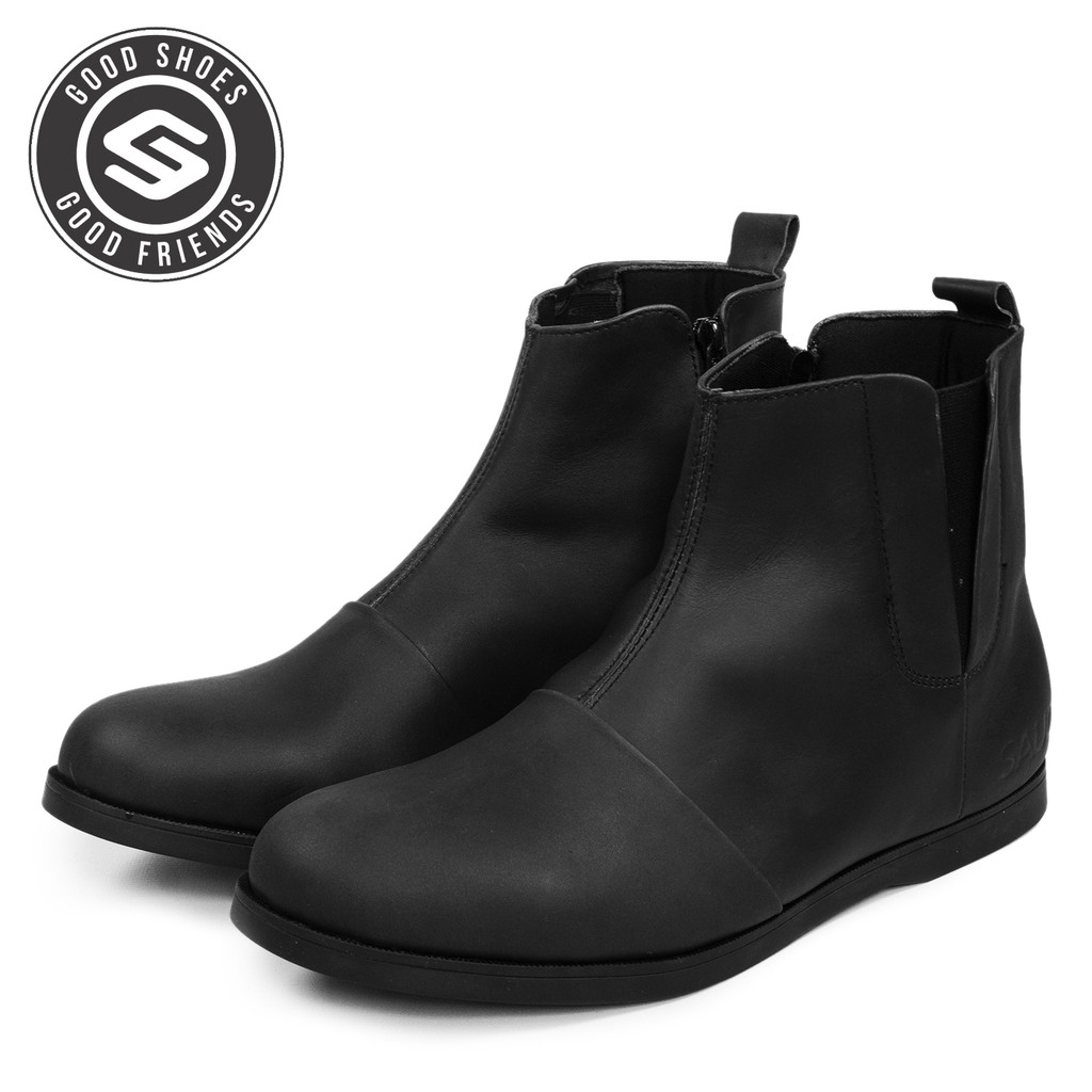 Sepatu Boots Kulit Asli ORIGINAL Pria SAUQI FOOTWEAR LUCIDO Sepatu Formal Pria Kerja