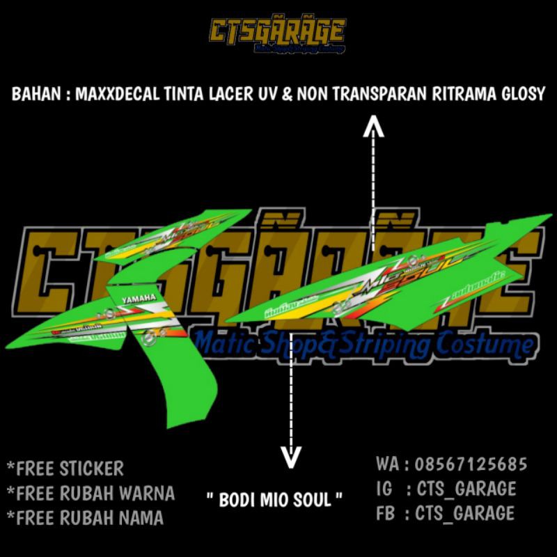 STRIPING MIO SOUL/SOUL MX TRANSPARAN COSTUME