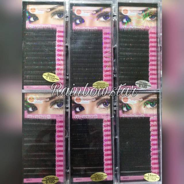 Eyelash Extension 0.15D /  Bulu Mata Tanam Curl D