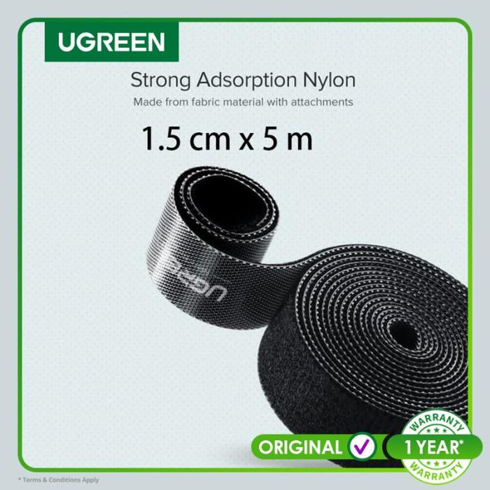 

Holder | Ugreen Velcro /Pengikat Kabel/Cable Organizer 1,5Cm X 5M- 60485