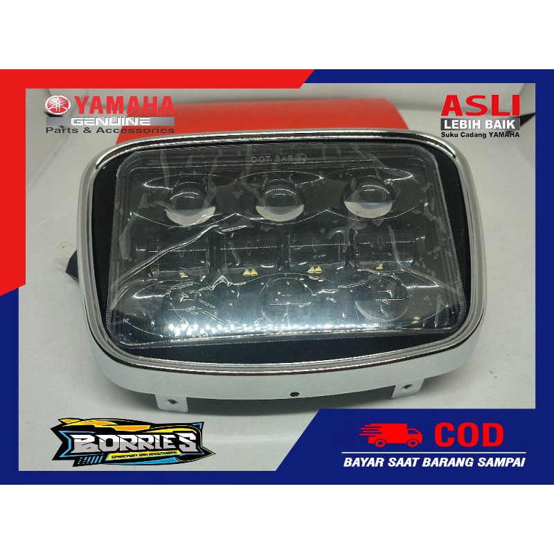 lampu daymaker rx king oval dan Ring original