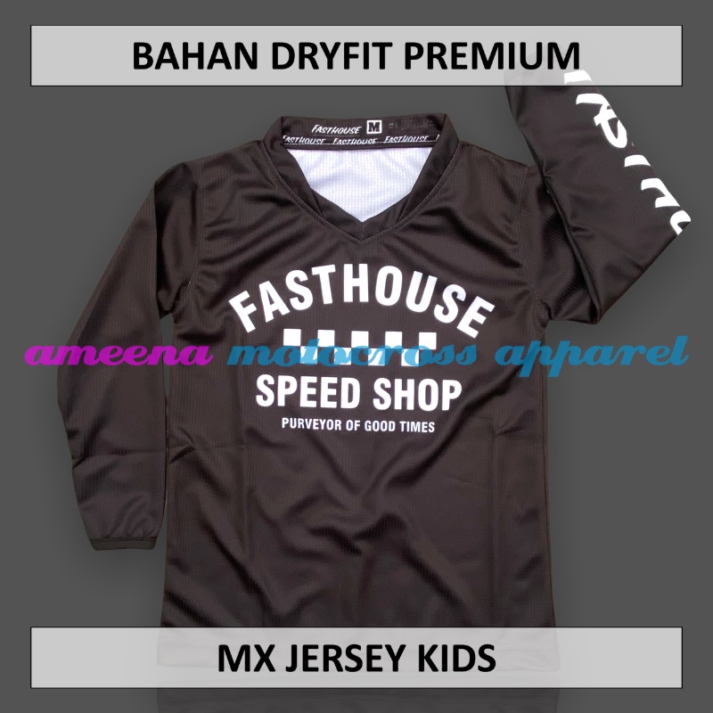 Jersey Cross Anak - Jersey Trail Anak - Jersey Premium Dryfit - Jersey Motocross - Jersey Trabas Anak - Jersey Adventure - FH001