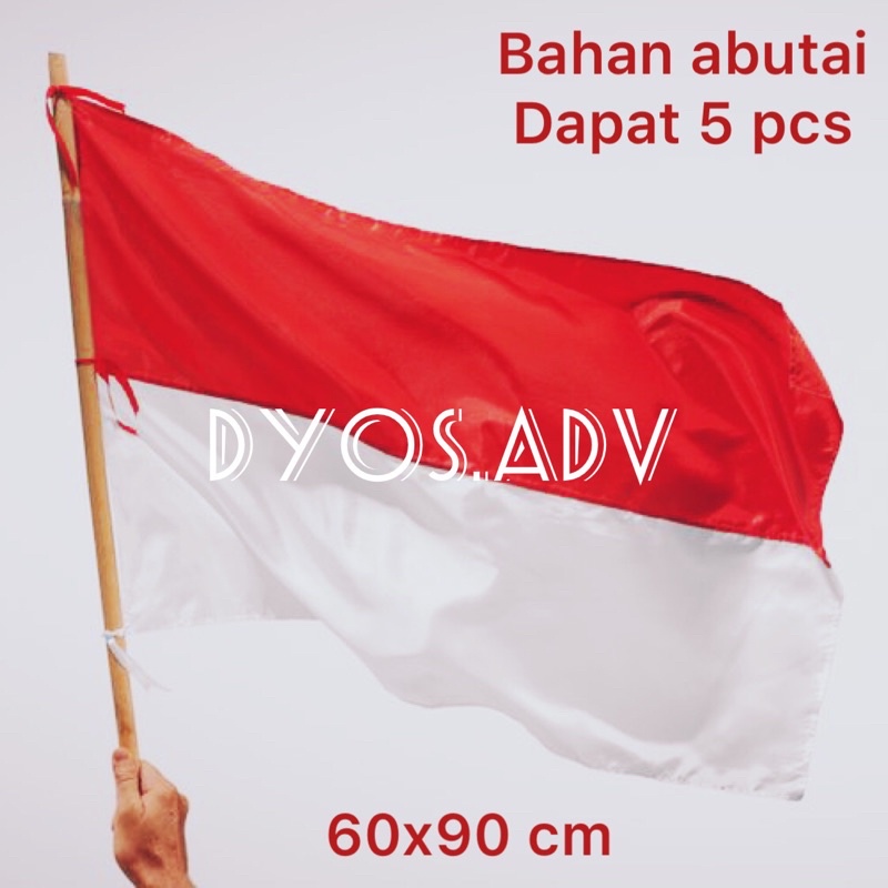 Bendera merah putih 60x90 (5 pcs)