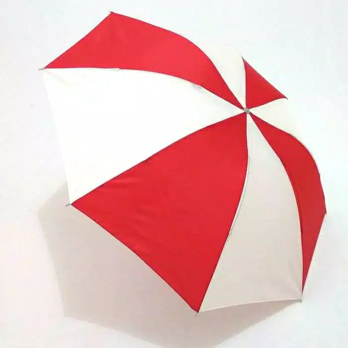 Payung Lipat 3 Merah Putih Kombinasi Bicolor /  Hut Ri / 17 Agustus / 17an