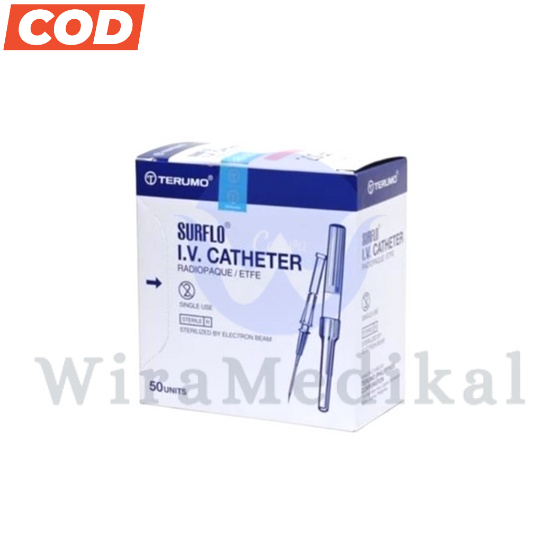 Surflo IV Catheter Terumo 18G, 20G, 22G, 24G  Jarum IV Catheter Terumo Box