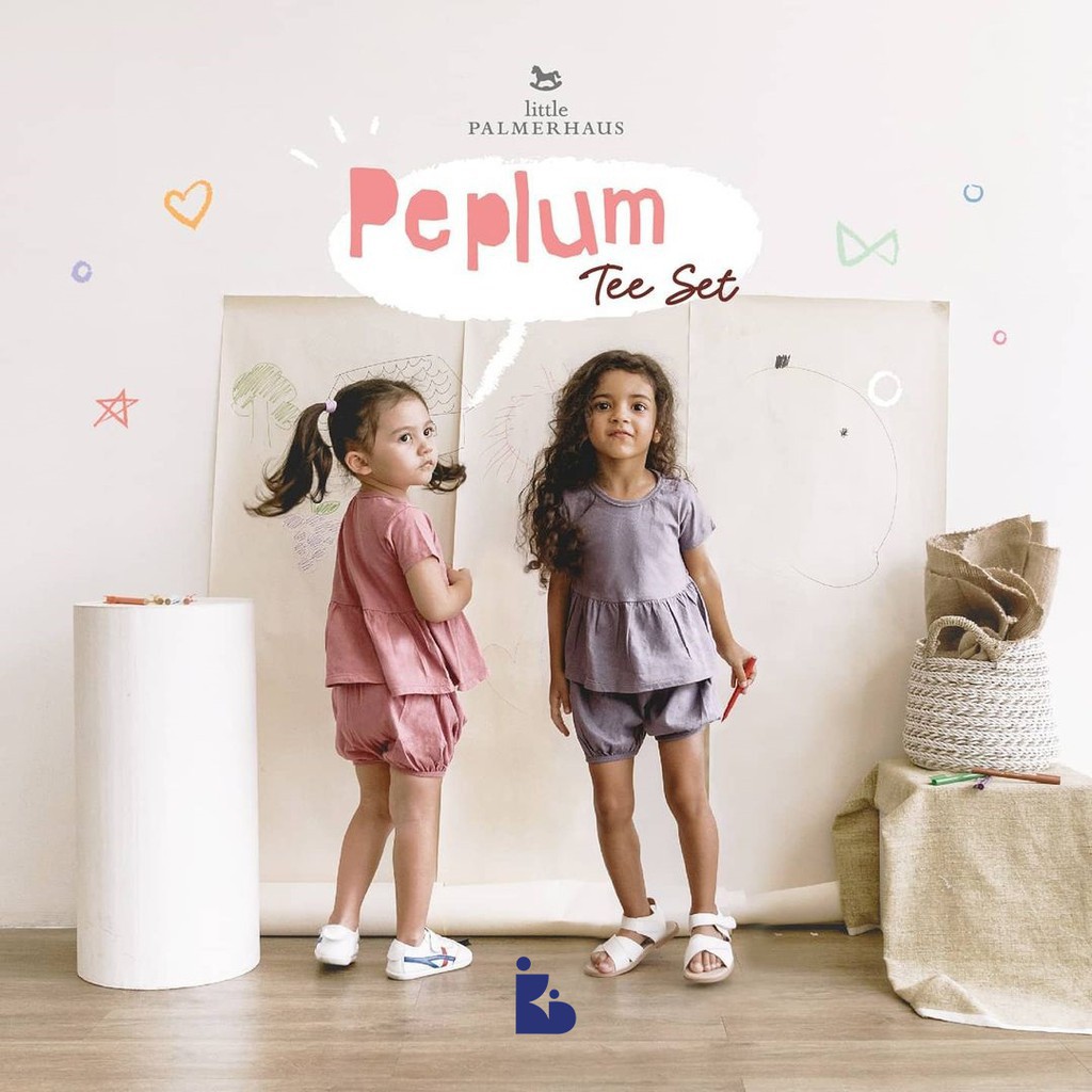 Makassar ! Little Palmerhaus Peplum Tee Set