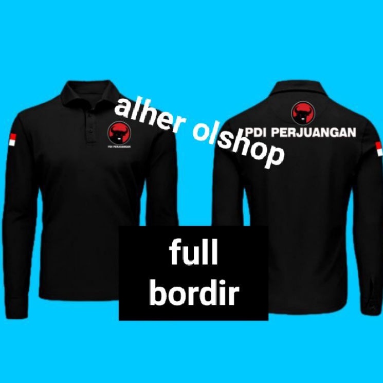 Kaos partai PDI baju partai PDI kaos kerah partai PDI polo shirt partai PDI kaos PDI baju PDI Kaos k