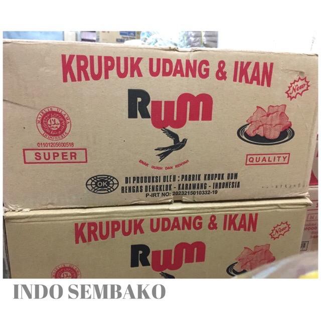 Kerupuk Udang RWM Gondang 1 kg / Krupuk Udang &amp; Ikan RWM tipe Gondang 1kg